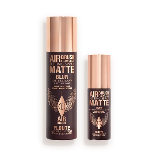 Airbrush Flawless Setting Spray Matte & Mini Duo: Mattifying Setting Sprays | Charlotte Tilbury