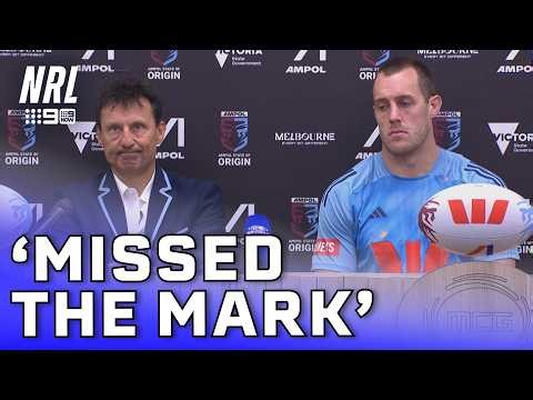 Daley Addresses 2nd Half Disaster: Origin Presser | NRL on Nine