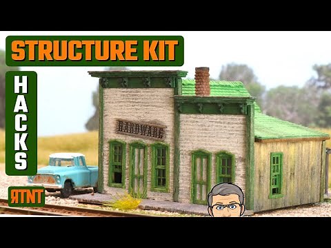 Model Railroad Structure Kit Hacks