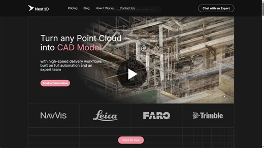 We just launched the new Nest3D website.Built around one idea: point cloud data is only useful when it produces a reliable, structured deliverable at the other end.The new site shows exactly how… | Nest3D