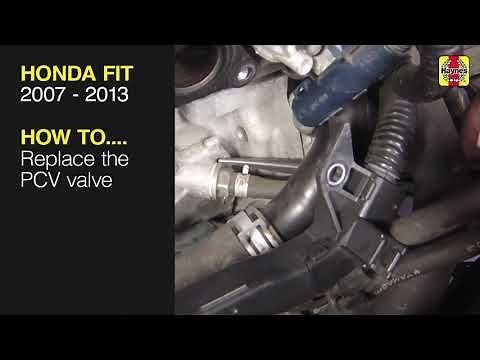 How to Replace the PCV valve on the Honda Fit 2007 to 2013