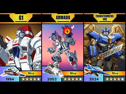 Jetfire & Sentinel Prime Evolution in All Version, and Design Rated by Me #transformers #g1