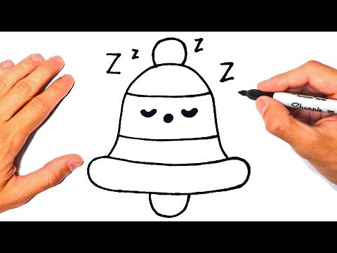 Como dibujar una Campana | Dibujo de una Campana Fácil
