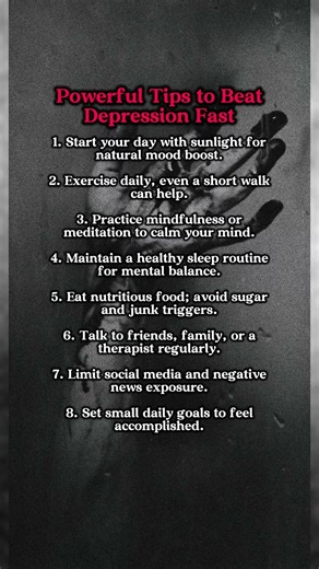 Powerful Tips to Beat Depression Fast