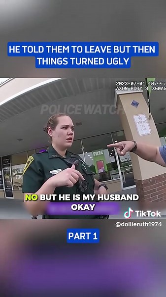He told them to leave but then things turned ugly #cops #copsoftiktok #bodycamcops #4u #viral