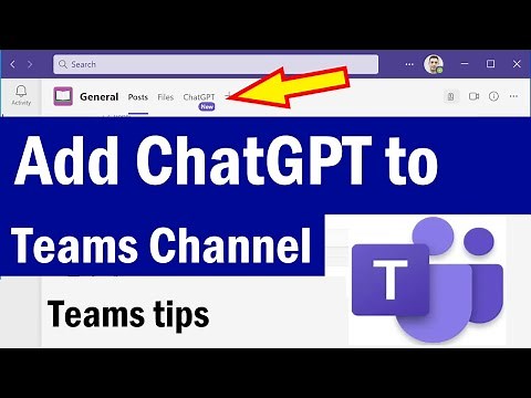 How To Add ChatGPT to Microsoft Teams Channel | Add ChatGPT Website To Teams | Add ChatGPT To Teams