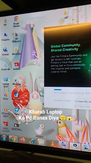 kharab laptop Ko Pc Banaa Diya #laptop #monitor #vairalvideo #trending #technology