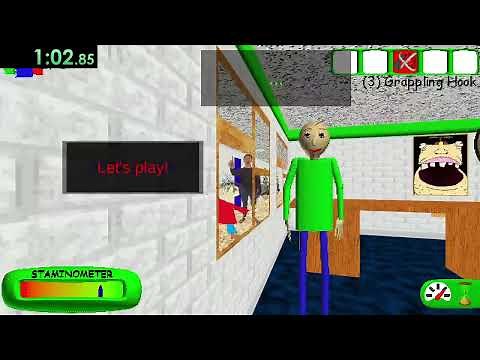 Baldi's Basics Tutorial Speedrun 1:50.760