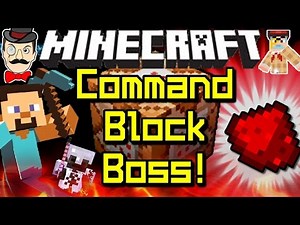 Minecraft COMMAND BLOCK BOSS! Amazing Creation!