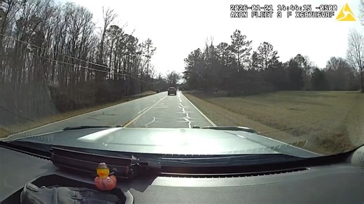 The Fayette County Sheriff’s Office posted a road closure on Wednesday (1/21/26) and received several inquiries about the motor-vehicle accident. After receiving all the information on this case, we wanted to share the dash camera footage and details with you. Our agency received a report of a stolen vehicle out of Newnan that afternoon. After Lieutenant Akin heard the vehicle’s description, he was immediately on the lookout for the red SUV. At approximately 2:45 in the afternoon, the driver dro