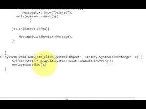 Visual C++ Tutorial 18 -Windows Forms Application: Generate Globally Unique Identifiers (GUIDs)