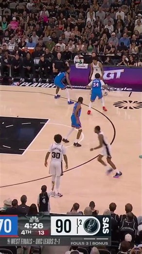 THAT DUNK WAS NASTY 😮‍💨🔥#spurs #nba #dylanharper 📺 NBC | Peacock