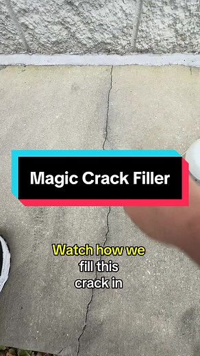 Repair Concrete Cracks with Magic Crack Filler