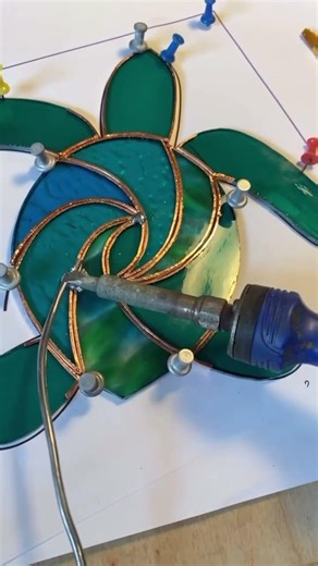 Creating a Stunning Stained Glass Turtle Design