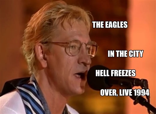 1.7M views · 51K reactions | The Eagles - In The City _________ Hell Freezes Over, Live 1994 #Rock_N_Roll_Band #Legends #Oriented_Rock #Warriors_Soundtrack79 #Rock_N_Roll_Fantasy | Rock_N_Roll_Fantasy V.S.Rock | Facebook