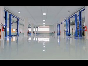 DUROSTICK POLYUREA FLOOR COATING Εφαρμογή σε βιομηχανικό δάπεδο.