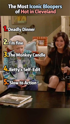The Most Iconic Bloopers of Hot in Cleveland #celebrity #funny #foryou