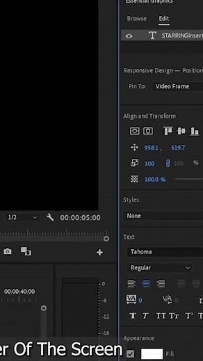 How to Create Rolling Film Credits in Adobe Premiere Pro #shorts