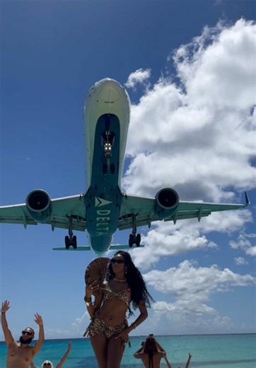 Book your fly over pictures today. #sxm #maho #mohobeach #stmaarten | beach