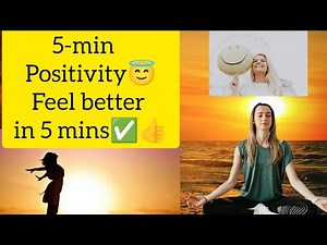 🌟5-Minute Positivity Exercise 🧘✨ Quick Mood Booster"✅😇