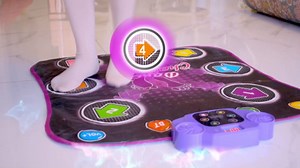 Dance Mat, Dance Pad for Kids, Electronic Dancing Mat with Wireless Bluetooth & Light-up 6-Button, 5 Dance Game Modes, Christmas & Birthday Toys Gifts for 3 4 5 6 7 8 9 10 11 12+ Year Old Girls