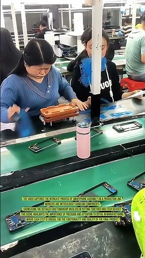Precision in Production: Smartphone Assembly Line