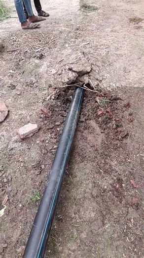 Drilling hdpe pipe pulling is success #shorts #borewell #drilling #ytshorts