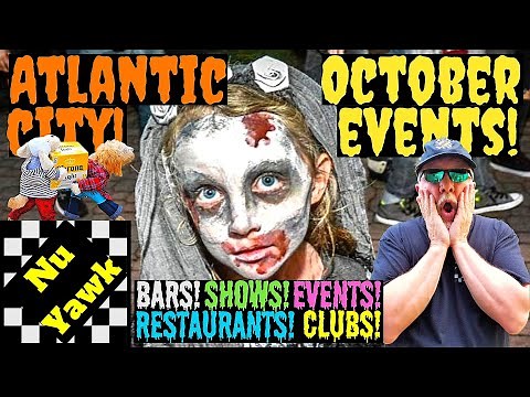🟡 Atlantic City October Events: 🎃 Bars, Clubs, Concerts & Halloween Parties From Boardwalk & Beyond!