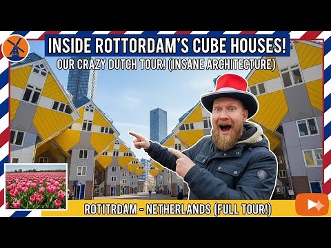 See Inside Rotterdam's Cube Houses - House Tour! 🌷🏘