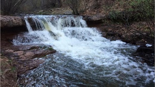 Horton Creek, AZ, waterfalls