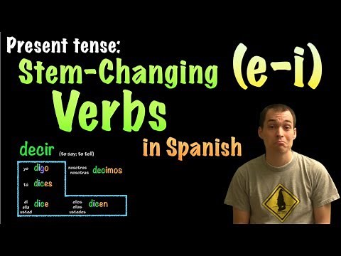01067 Spanish Lesson - Present Tense - E-I Stem-changing verbs