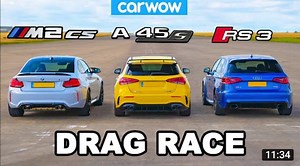110K views · 1.9K reactions | M2 CS vs A45 S vs RS3 | Serrari Performance | Facebook