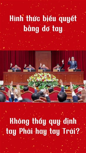 When voting by raising hands, should you raise your right hand or your left hand? Probably your d...