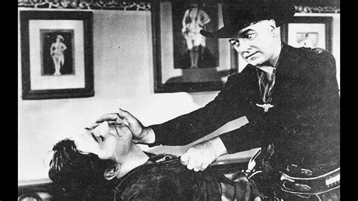 【片段】牌局争议打架解决 - 罗伯特·米彻姆 from《假本色》False Color 1943 - Robert Mitchum