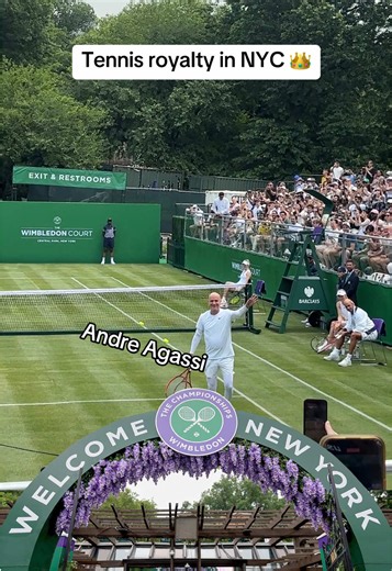 Dream Tennis Squad at NYC Wimbledon Popup Court