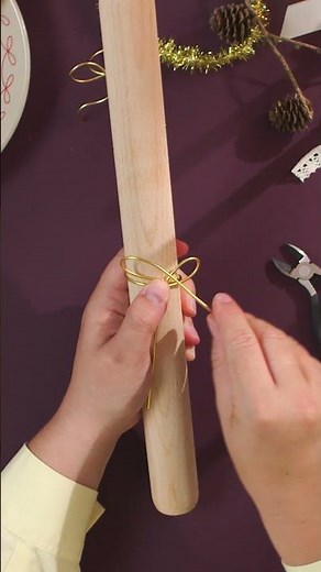 Bow-shaped napkin rings - DIY by Søstrene Grene