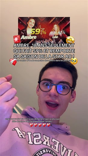 cette star ira TRÈS LOINNN (et Léa aussi, j’en suis sûr !) #staracademy #staracwatchparty #finale #pourcentage