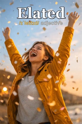 Elated meaning — Extremely happy and emotionally lifted