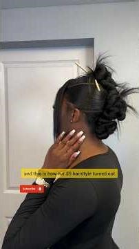 $9 hairstyle you never knew you needed😮 #shorts #hairstyles #mohawk #hairtok #hairtrends