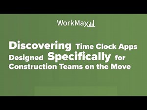 Discovering Time Clock Apps Designed Specifically for Construction Teams on the Move | WorkMax®