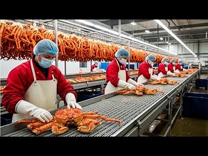 How Alaskan King Crab is Caught and Processed | From Sea to Factory