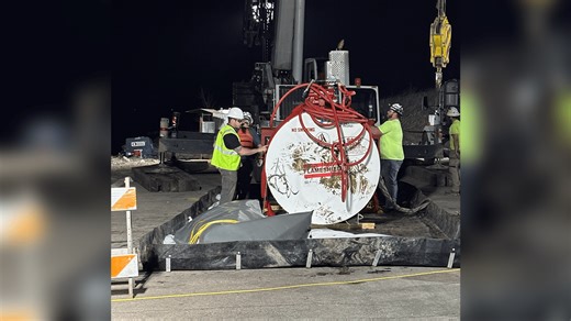 Engineers pull leaking fuel tank from Tuttle Creek Reservoir: EPA