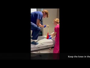 Hip dislocation posterior prosthesis on bed flexion technique SD 480p