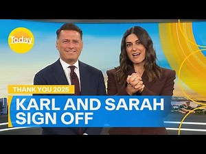 Karl and Sarah sign off for 2025 | Today Show Australia
