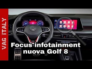 How do you access the Settings in the Volkswagen Golf 8?