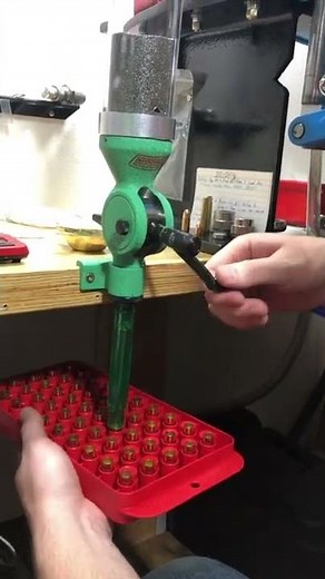 Manually Dropping Powder Charges With Redding 3-BR Powder Measure #shorts #reloading #asmr #redding