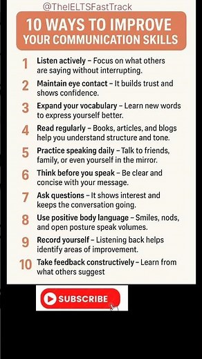 Top 10 Ways to Improve Communication Skills | Speak Confidently & Clearly #communicationstrategies