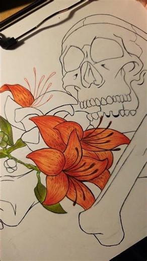 melting at how pretty this drawing is becoming #trending #shortsvideo #art #fyp #drawing