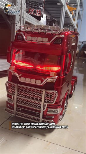 Take a look at how the devil eyes LED installation by Toucanhobby was done for this 1/14 770S RC tractor truck! If you also want to customize a model that reflects your own style, please contact us. As long as you wish, Toucanhobby can make it happen for you! #RCmodel #RCworld #RClife #RClover #RCcommunity #RC #Tractor #Truck #Toucanhobby | Toucan RC Hobby