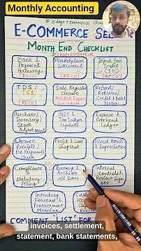 Accounting & GST Month End Checklist| Accountant, GST learner, and finance professional #shorts